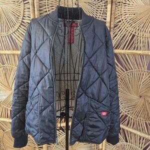 🛹 Dickies Urban Outfitters Navy Quilted Bomber Jacket